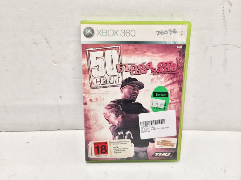 50 Cent Blood On The Sand Xbox 360 Game - B13199573-6 Carousel 1