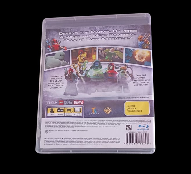 Lego Marvel Super Heroes PS3 *excellent condition*complete Carousel 3