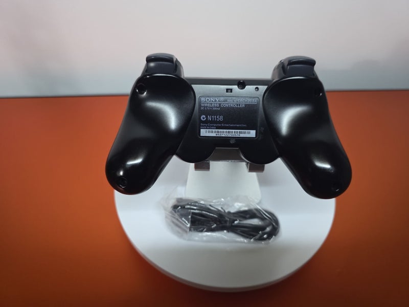 Official Sony PS3 DualShock 3 Wireless Controller with Brand New Charging Cable Carousel 2