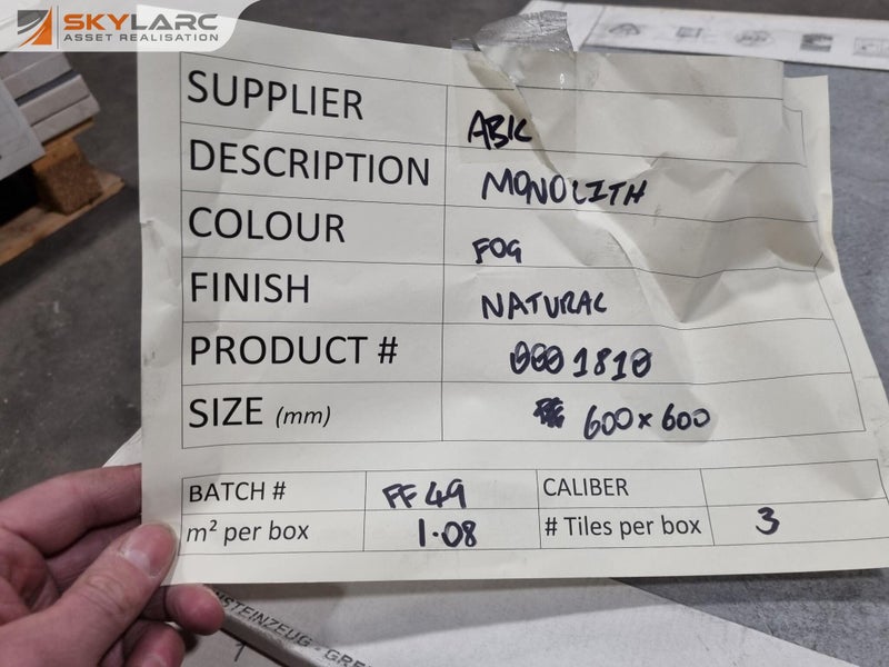 19x Rectified Porcelain 600x600mm Tiles Carousel 2
