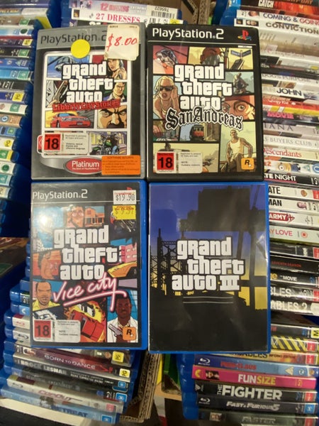 ** bulk buy (may seperate) GRAND THEFT AUTO PS2 GAMES X 4 ** Carousel 1