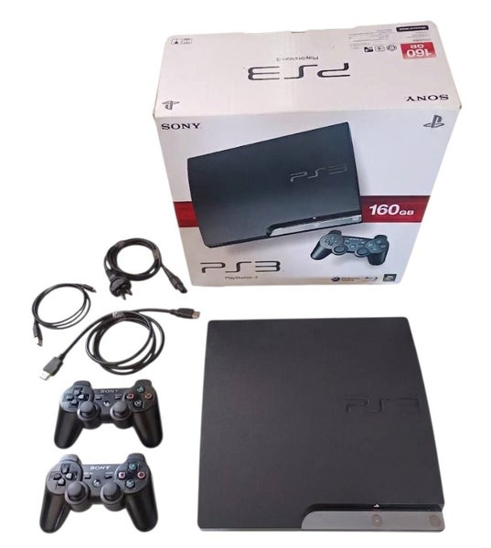 Sony PS3 Slim 750GB Console Bundle - Boxed ,2 Controllers & Cables Carousel 1