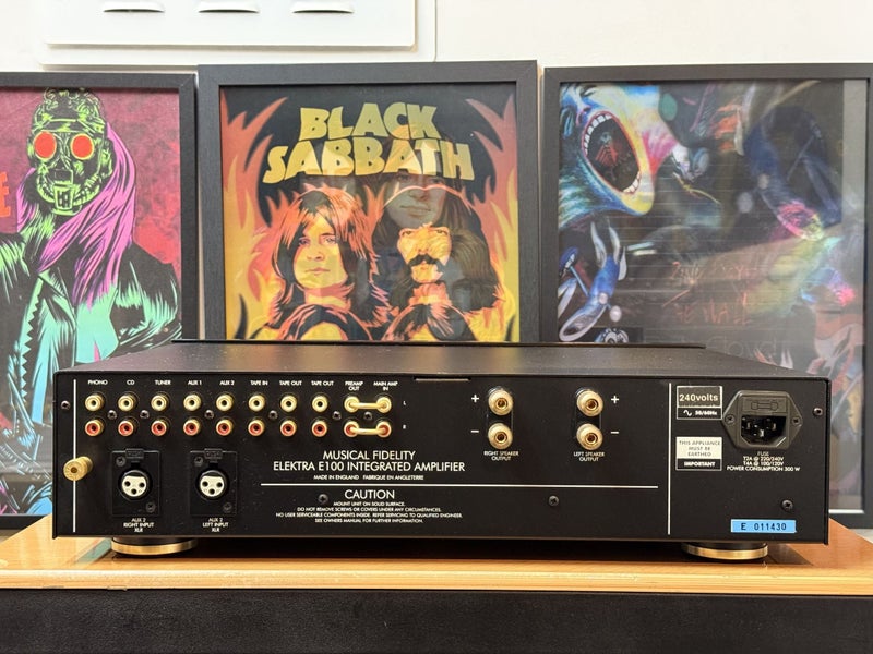 Musical Fidelity Elektra E100 British Audiophile Amplifier with Remote & Manual Carousel 9