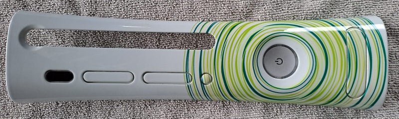 XBOX 360 Faceplate 360 white design with green concentric circles Carousel 1