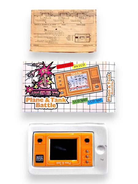 Plane & Tank Battle LCD Game Handheld CIB Mini Arcade Carousel 1