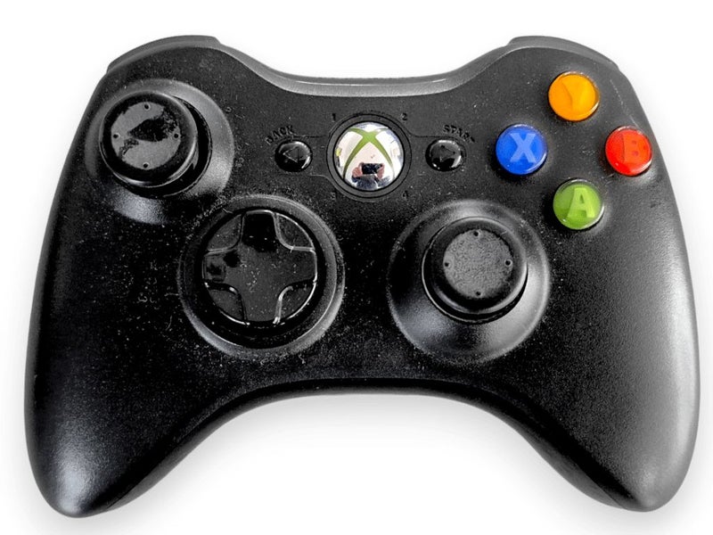 GENUINE Microsoft Xbox 360 Controller (Black V2) Carousel 1