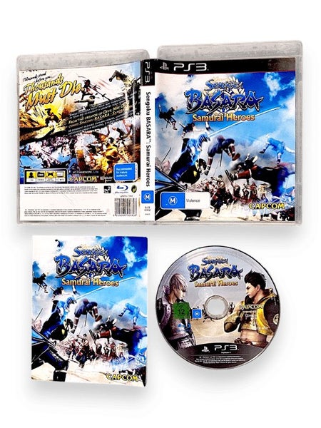 Sengoku BASARA Samurai Heroes (PS3) *MINT COMPLETE* Carousel 1