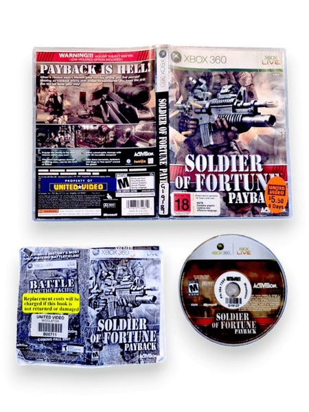 Soldier of Fortune: Payback (Xbox 360) Carousel 1