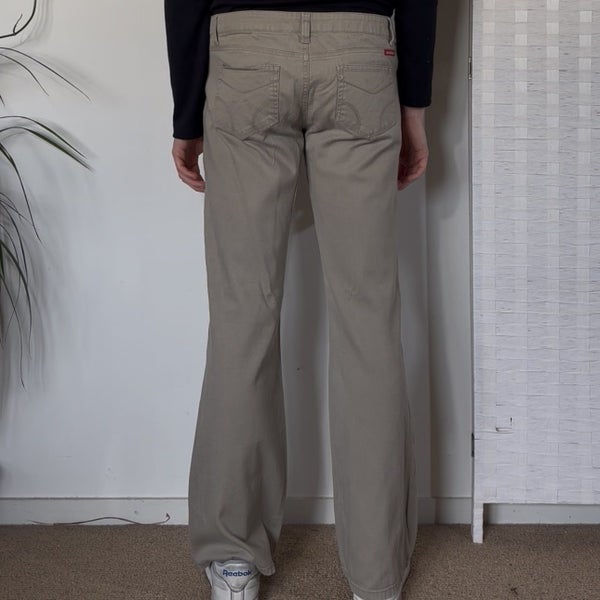 Dickies Women's Bootcut Work Pants Size 16 | Cotton Blend | Khaki image 2
