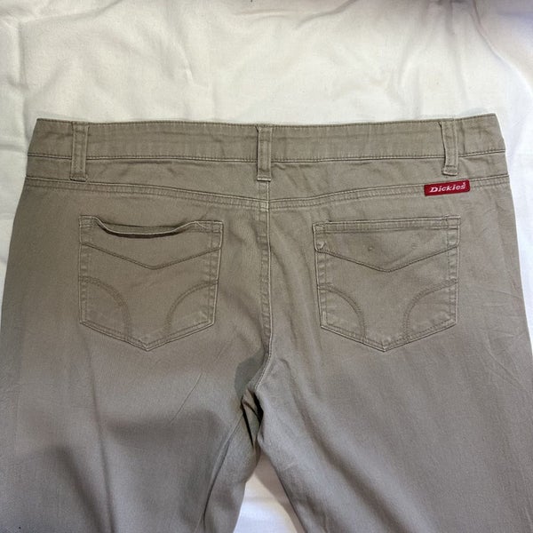 Dickies Women's Bootcut Work Pants Size 16 | Cotton Blend | Khaki image 7