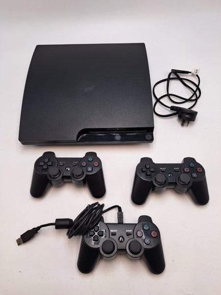 * 160GB Slim PS3 Console w/ 3 Controllers! * Carousel 1