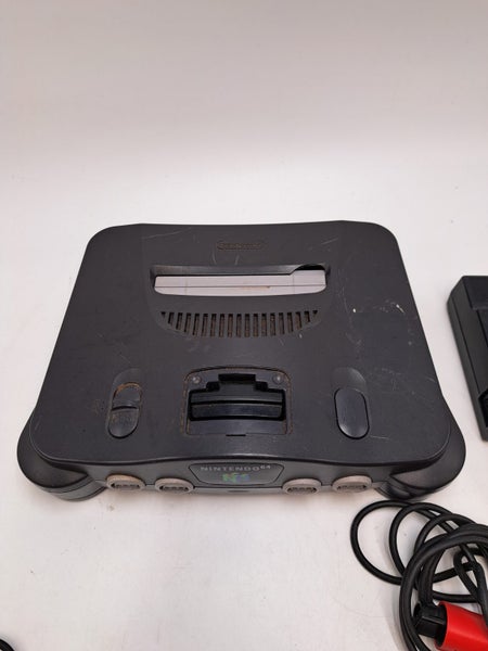 * N64 Nintendo 64 Console w/ 2 Controllers & Cables! * Carousel 2
