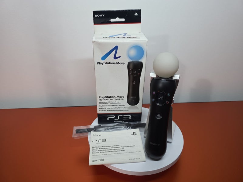 BOXED Official Sony PS3 Move Controller with BRAND NEW Wrist Strap Carousel 1