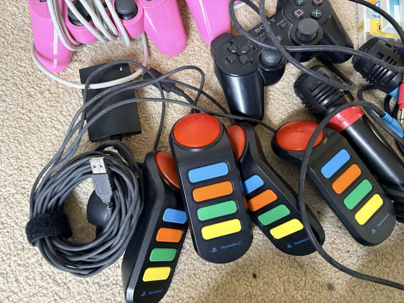 PlayStation 2 ps2 pink singstar buzz bulk lot bundle Carousel 5