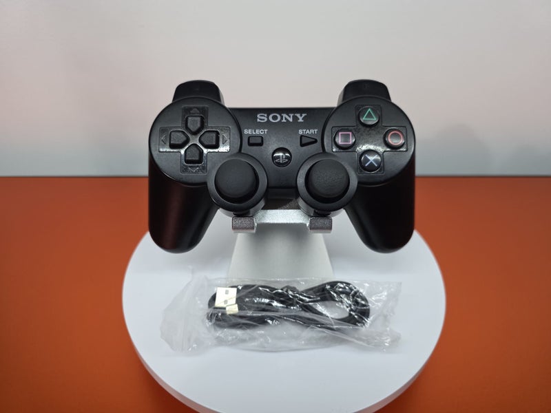 Official Sony PS3 DualShock 3 Wireless Controller with Brand New Charging Cable Carousel 1