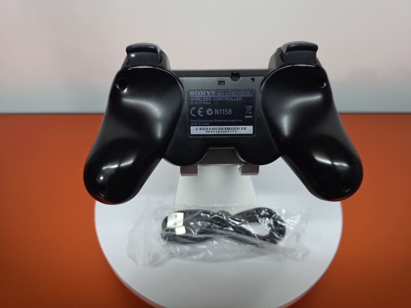 Official Sony PS3 DualShock 3 Wireless Controller with Brand New Charging Cable Carousel 2