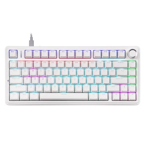 Aula F75 Wired Mechanical Gaming Keyboard - White [F75-W-R] Carousel 1