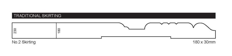No.2 Skirting -180x18mm Carousel 1