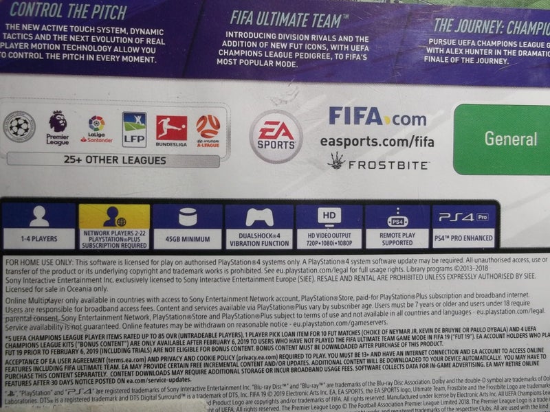 FIFA 19 - PS4 Game - VG Condition Carousel 4