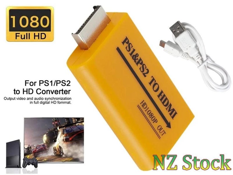 PS1 PS2 to HDMI Converter (Auckland Stock) Carousel 1