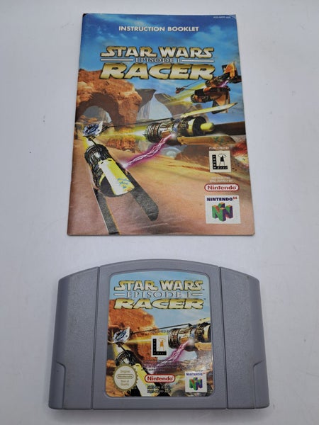 * -N64- Star Wars Episode 1 Racer w/ Booklet! * Carousel 1