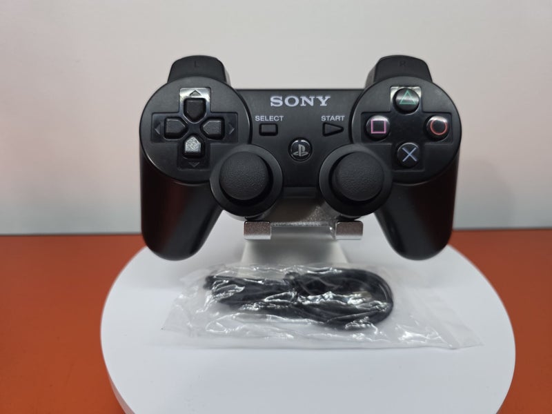 Official Sony PS3 DualShock 3 Wireless Controller with Brand New Charging Cable Carousel 1