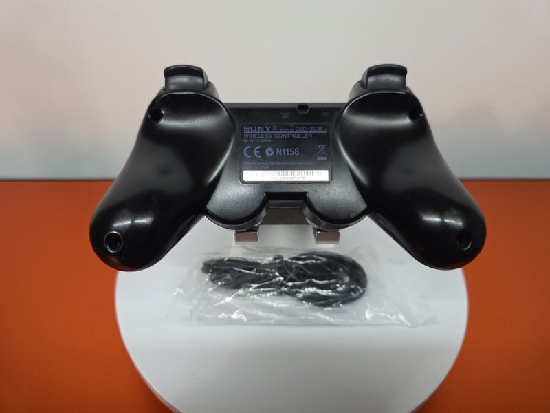 Official Sony PS3 DualShock 3 Wireless Controller with Brand New Charging Cable Carousel 2
