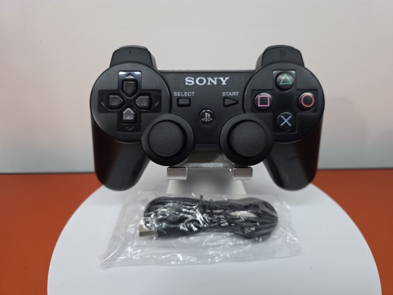 Official Sony PS3 DualShock 3 Wireless Controller with Brand New Charging Cable Carousel 1