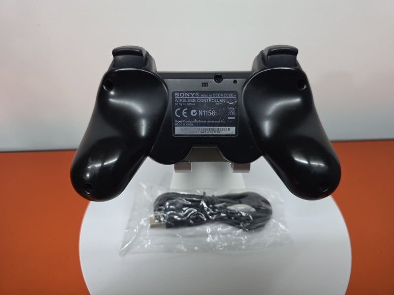 Official Sony PS3 DualShock 3 Wireless Controller with Brand New Charging Cable Carousel 2