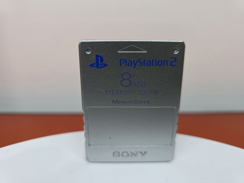 Official Sony PlayStation 2 8MB Memory Card - Satin Silver Carousel 1