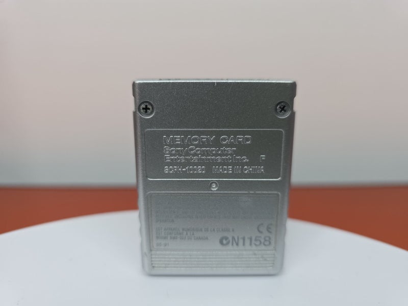 Official Sony PlayStation 2 8MB Memory Card - Satin Silver Carousel 2