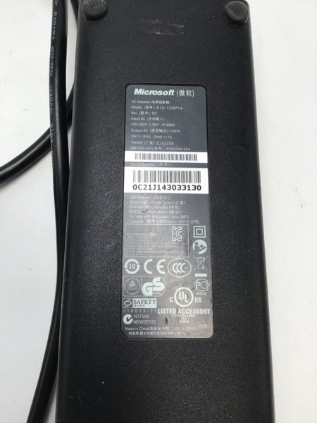 * Genuine Xbox 360 Slim S/E AC Adapter / Power Brick 120W A10-120P1A * Carousel 2