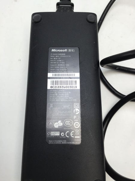 * Genuine Xbox 360 Slim S AC Adapter / Power Brick 135W CPA09-011A * Carousel 2