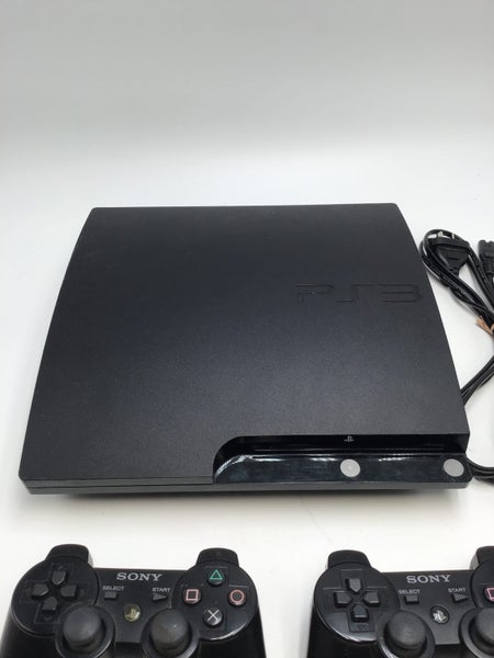 * 120GB Slim PS3 Console w/ 3 Controllers & Cables! * Carousel 2