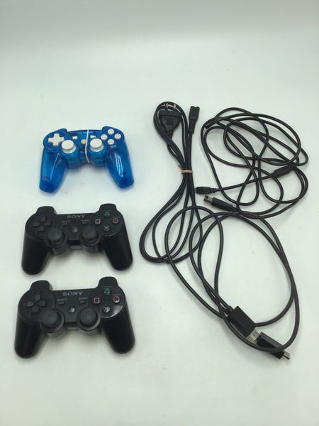 * 120GB Slim PS3 Console w/ 3 Controllers & Cables! * Carousel 4
