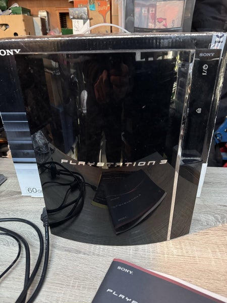 PS3 60GB Original First Release - Backwards Compatible - YELLOW Light. In box Carousel 2
