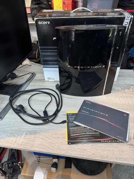 PS3 60GB Original First Release - Backwards Compatible - YELLOW Light. In box Carousel 1