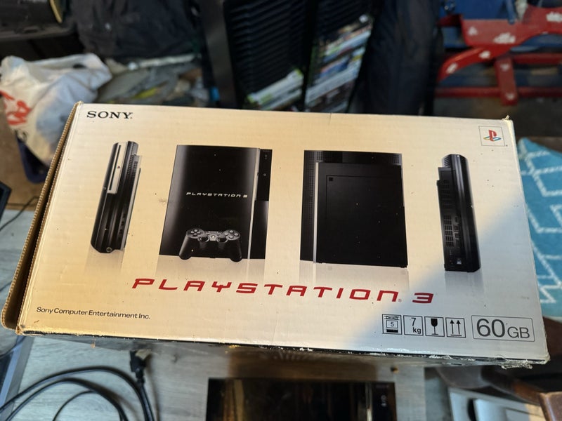 PS3 60GB Original First Release - Backwards Compatible - YELLOW Light. In box Carousel 8