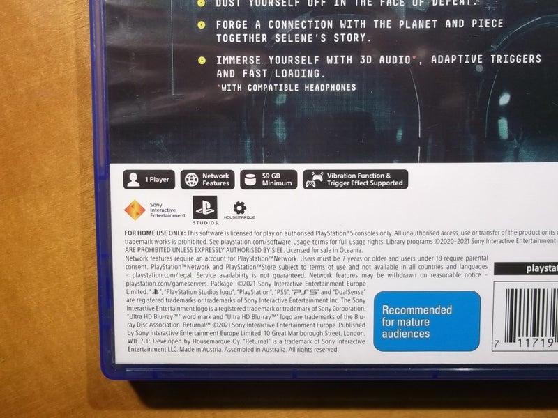 Returnal - PS5 Game - Excellent Condition Carousel 4