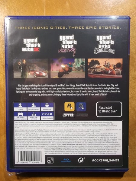 Grand Theft Auto The Trilogy The Definitive Edition - PS4 Game- BRAND NEW SEALED Carousel 2