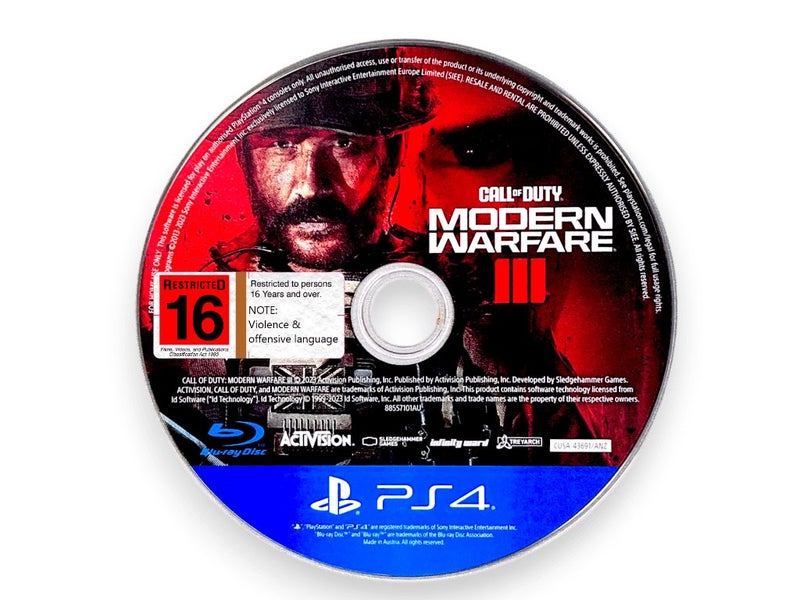 Call of Duty: Modern Warfare III Cross Gen Edition (PS4) *GAME DISC ONLY* Carousel 1