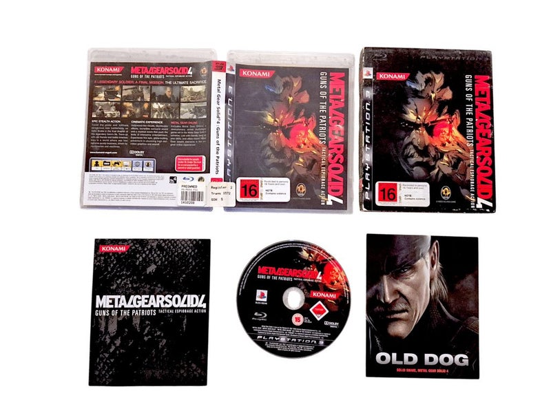 Metal Gear Solid 4: Guns of the Patriots (PS3) BOXED EDITION Carousel 1