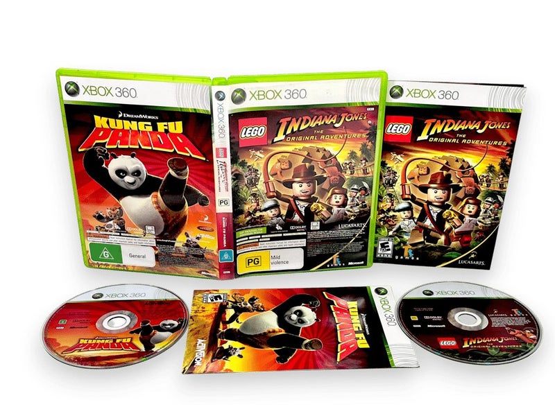 LEGO Indiana Jones: The Original Adventures & Kung Fu Panda Double Pack (Xbox... Carousel 1