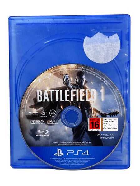 Battlefield 1 (PS4) *DISC & CASE* EXCELLENT Carousel 1