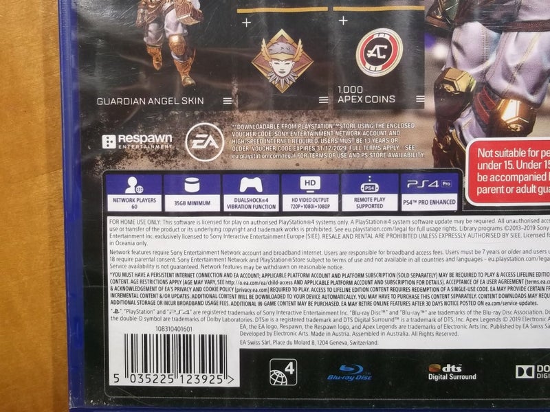 Apex Legends Lifeline Edition - PS4 Game - VG Condition Carousel 4