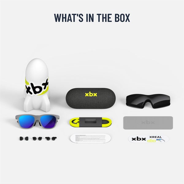 Xreal Xbx A01+ Ultra-Light weight AR Glasses Power By Xreal chip, Up to 147" Carousel 10