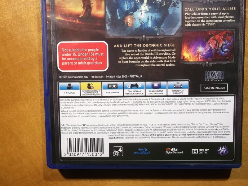 Diablo III Reaper of Souls Ultimate Evil Edition - PS4 Game - LIKE NEW Carousel 4