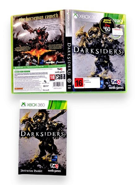 Darksiders Xbox 360 CASE + COVER + MANUAL ONLY (NO DISC Carousel 1
