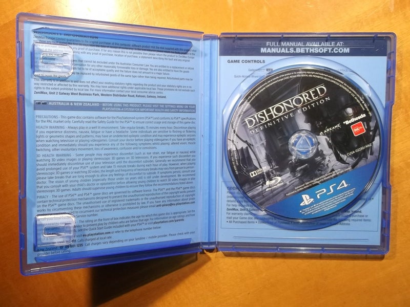 Dishonored Definitive Edition - PS4 Game - Excellent Condition Carousel 2
