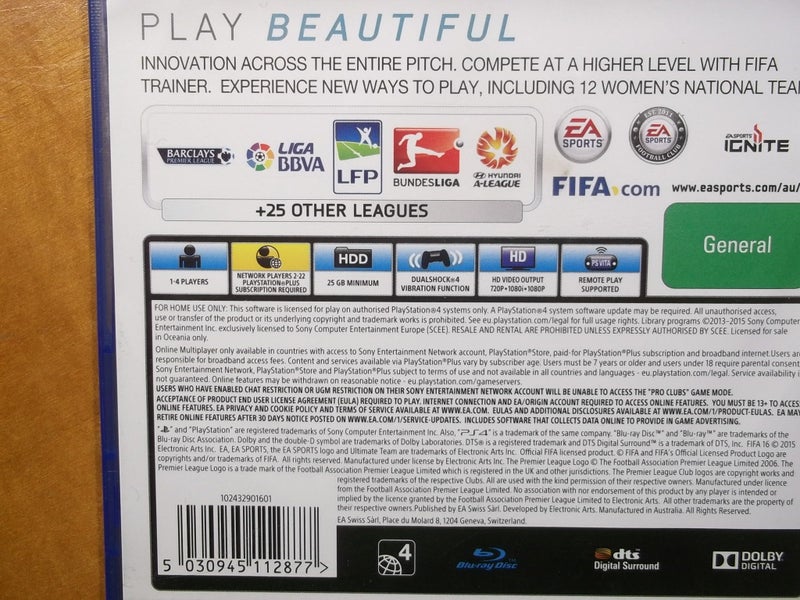FIFA 16 - PS4 Game - Excellent Condition Carousel 4